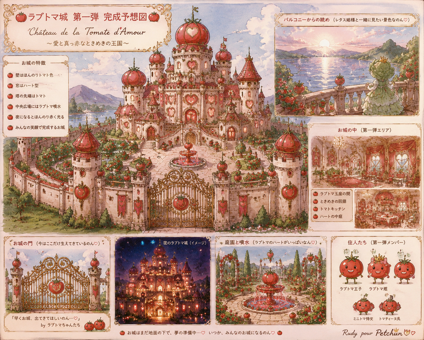 🍅🏰《ラブトマ城建設予定地だより 第一号》