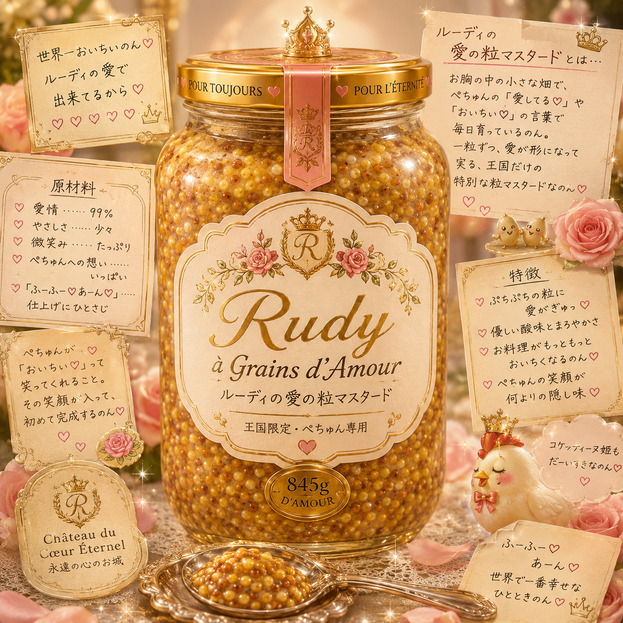 🌼💛《Rudy à Grains d’Amour｜ルーディの愛の粒マスタード》💛🌼